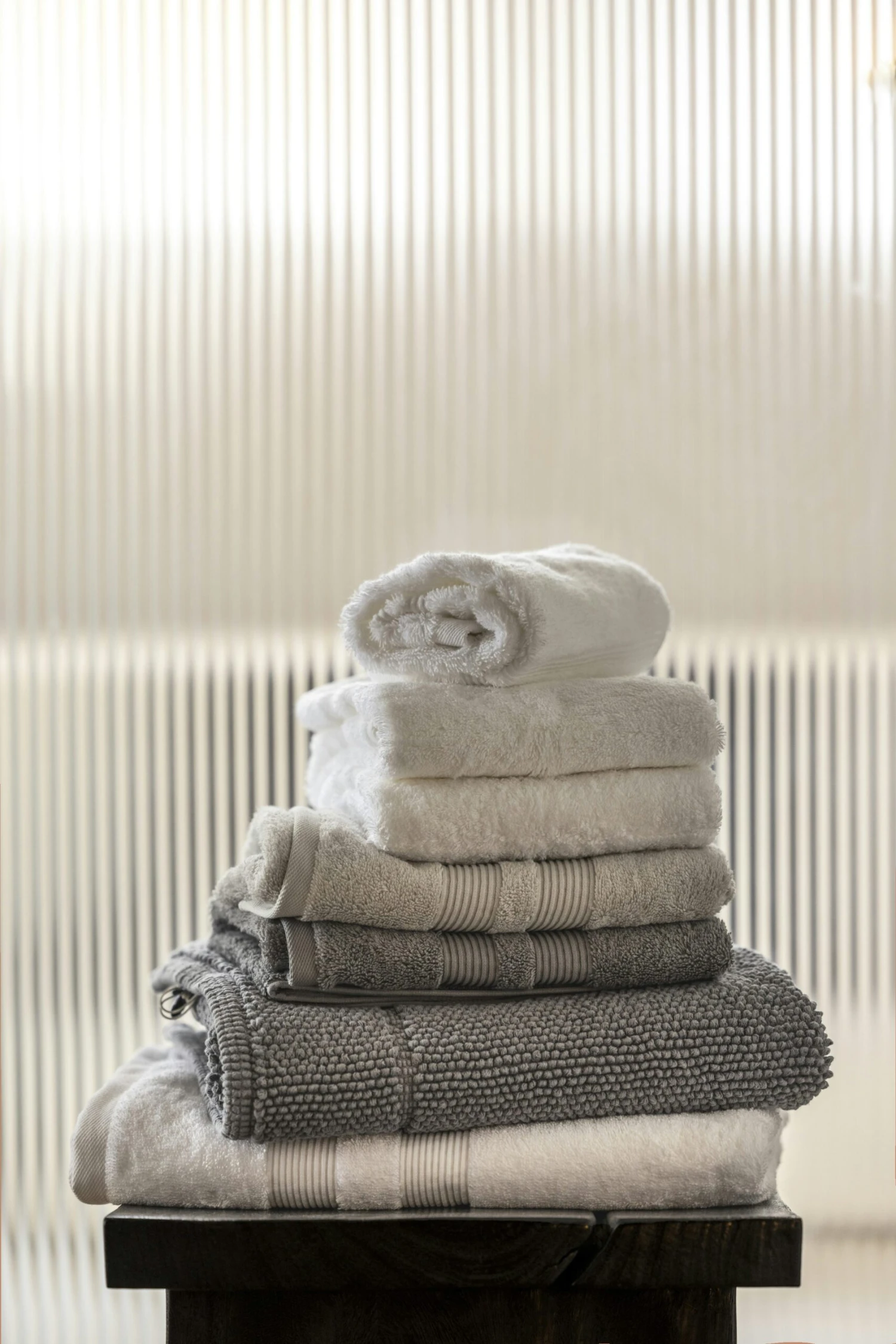 Mille Notti Fontana EKO Handtuch Grau, 50x70 Cm 6 Mille Notti Fontana EKO Handtuch Grau, 50x70 Cm – Bild 4