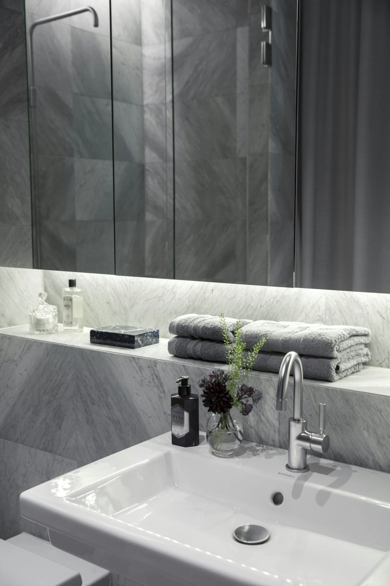 Mille Notti Fontana EKO Handtuch Grau, 50x70 Cm 4 Mille Notti Fontana EKO Handtuch Grau, 50x70 Cm – Bild 2