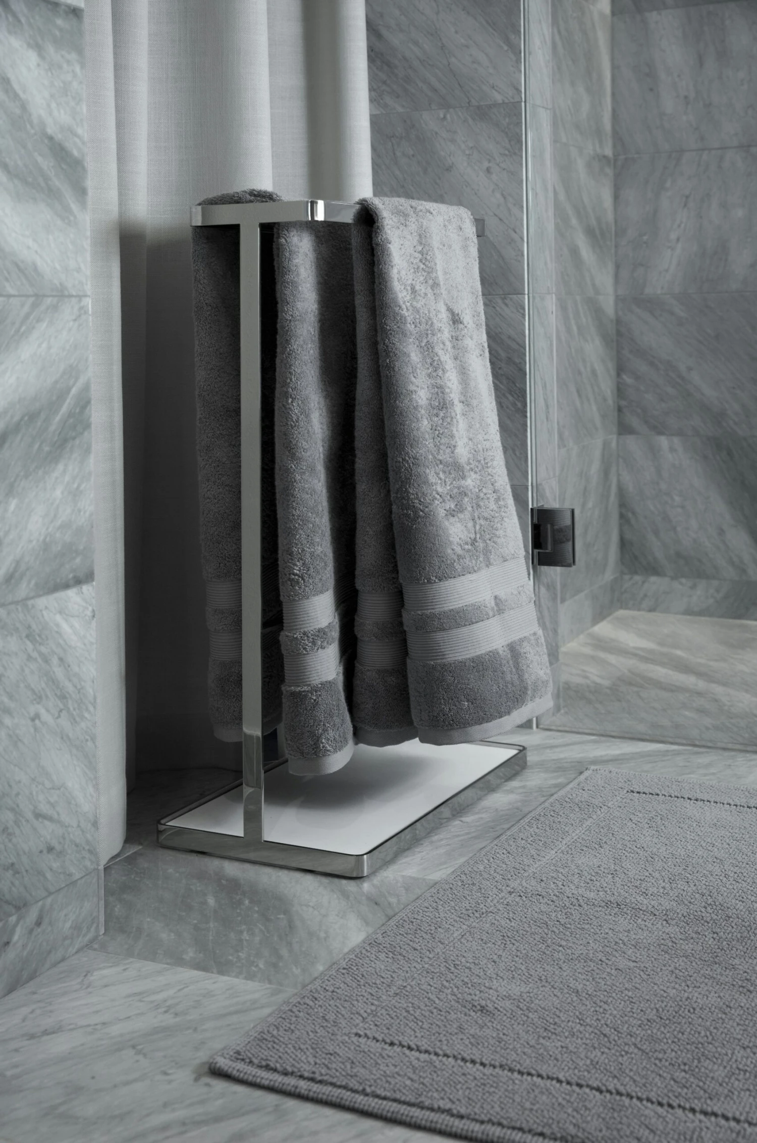 Mille Notti Fontana EKO Handtuch Grau, 50x70 Cm 5 Mille Notti Fontana EKO Handtuch Grau, 50x70 Cm – Bild 3