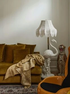 Mille Notti Bergamo Plaid 140x220 Cm, Gelb -Mille Notti mille notti bergamo plad yellow 2