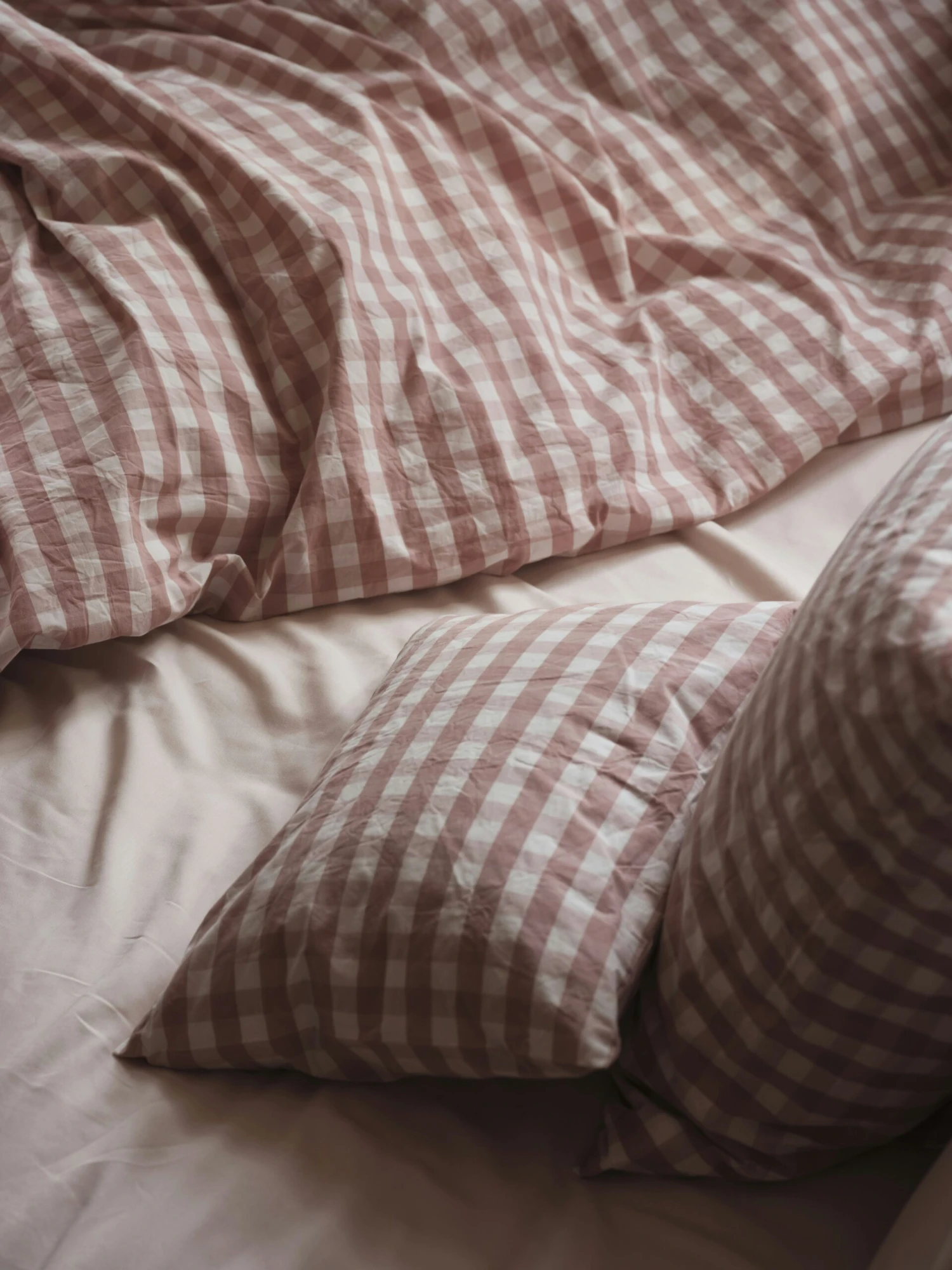 Mille Notti Casella Kissenbezug 60x80 Cm, Rosa/Elfenbein 7 Mille Notti Casella Kissenbezug 60x80 Cm, Rosa/Elfenbein – Bild 5