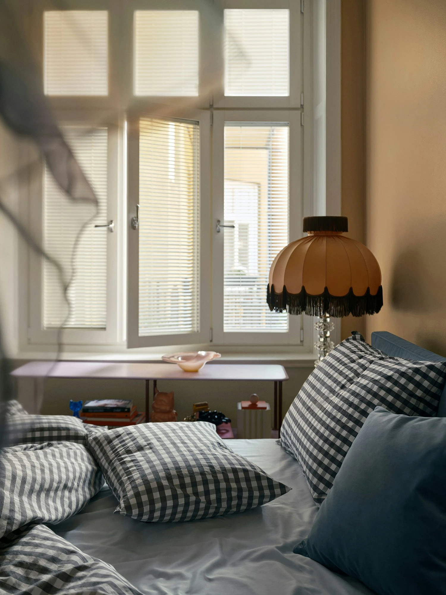 Mille Notti Casella Kissenbezug 60x80 Cm, Elfenbein/Dunkelgrau 5 Mille Notti Casella Kissenbezug 60x80 Cm, Elfenbein/Dunkelgrau – Bild 3