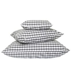 Mille Notti Casella Kissenbezug 50x90 Cm, Elfenbein/Dunkelgrau 7 Mille Notti Casella Kissenbezug 50x90 Cm, Elfenbein/Dunkelgrau -Mille Notti mille notti casella orngott pink ivory 27