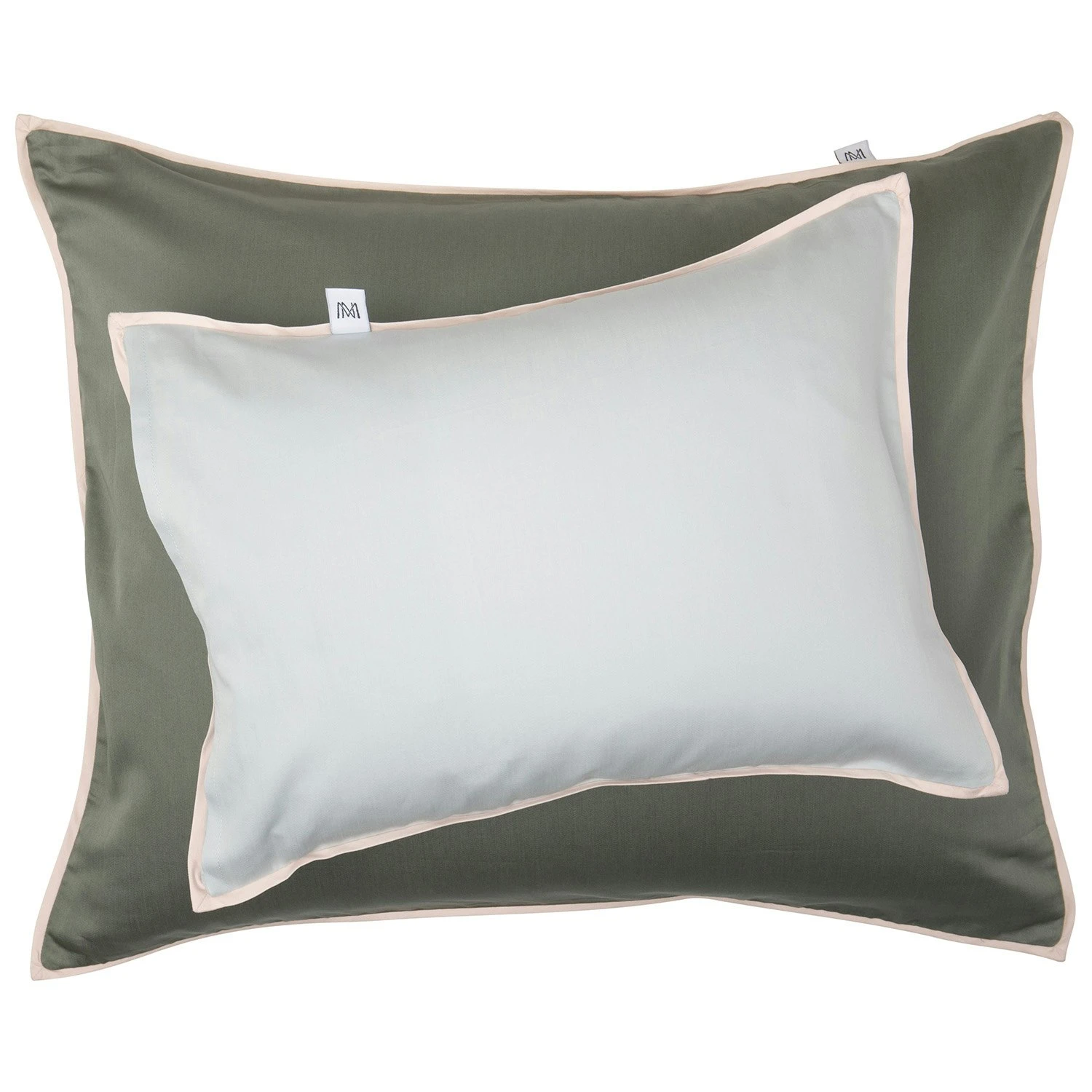 Mille Notti Duetto Kissenbezug Grün/Hellblau, 50x70 Cm 5 Mille Notti Duetto Kissenbezug Grün/Hellblau, 50x70 Cm – Bild 3