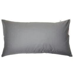 Mille Notti Duetto Kissenbezug Grau/Beige, 50x90 Cm