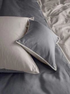 Mille Notti Duetto Kissenbezug Grau/Beige, 50x60 Cm -Mille Notti mille notti duetto orngott 50x60 21 3