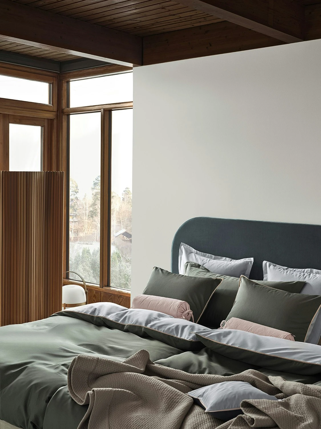 Mille Notti Duetto Kissenbezug Grün/Hellblau, 50x70 Cm 8 Mille Notti Duetto Kissenbezug Grün/Hellblau, 50x70 Cm – Bild 6