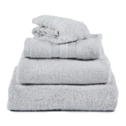 Mille Notti Fontana EKO Gästehandtuch Hellgrau, 30x50 Cm