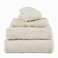 Mille Notti Fontana Handtuch 70x140cm, Ivory EKO