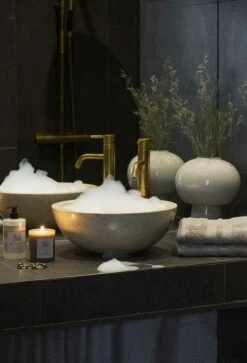 Mille Notti Fontana Handtuch 30x50cm, Hellbraun EKO -Mille Notti mille notti fontana handtuch 30x50cm hellbraun eko 2