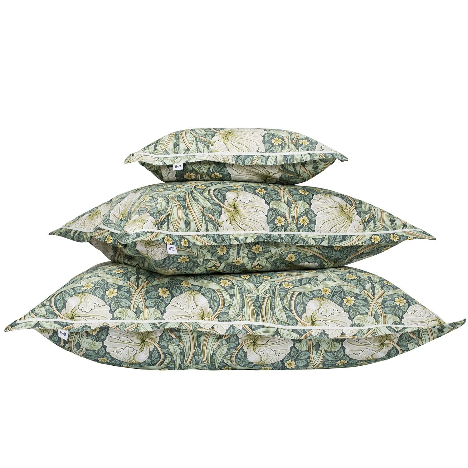 Mille Notti Pimpernel Kissenbezug Grün, 50x60 Cm 4 Mille Notti Pimpernel Kissenbezug Grün, 50x60 Cm – Bild 2
