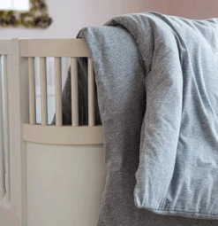 Titelseite -Mille Notti mille notti poema baby bettdeckenbezug 100x130cm hellgrau 1