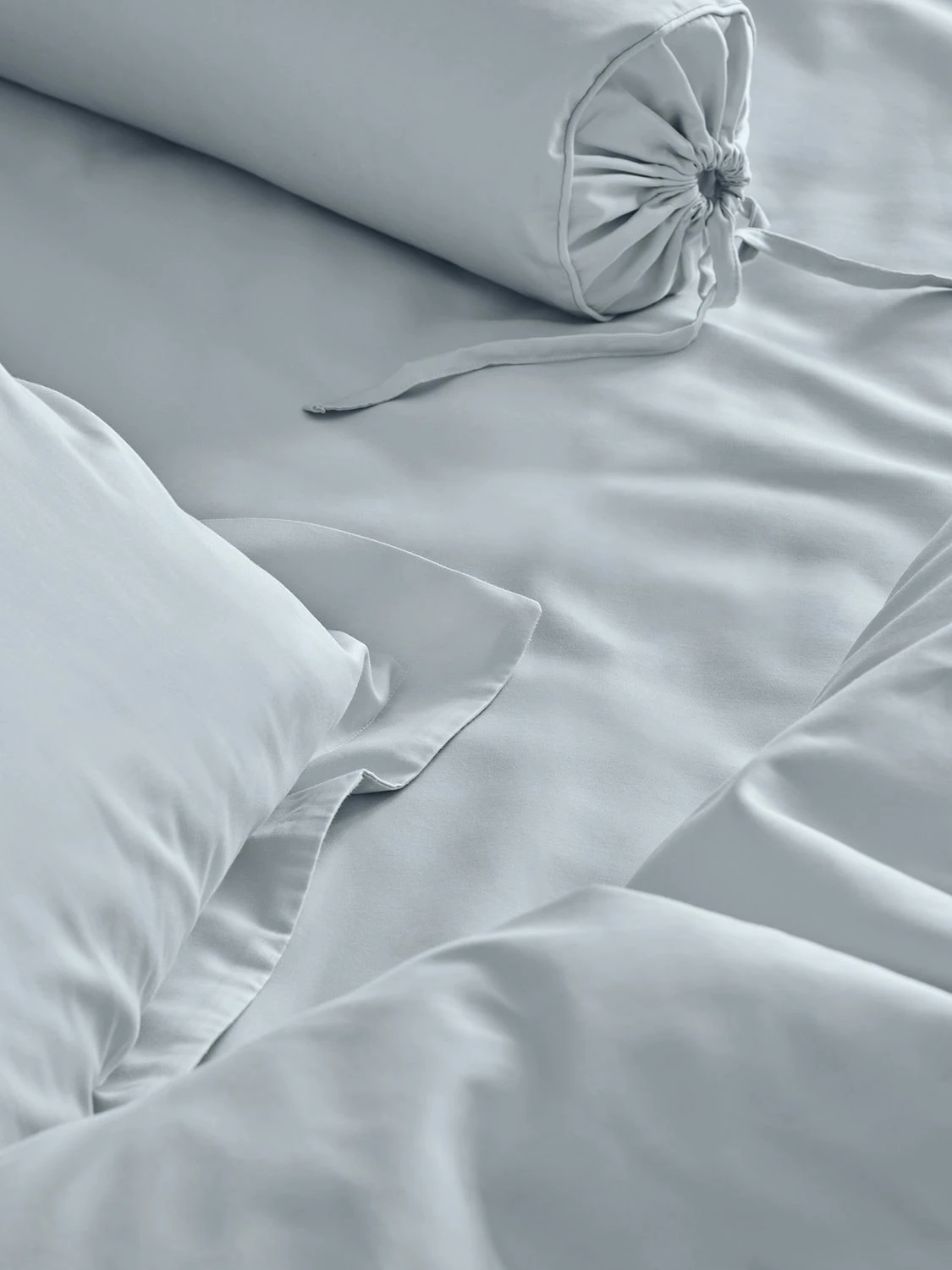 Mille Notti Satina Bettbezug Hellblau, 220x220 Cm 4 Mille Notti Satina Bettbezug Hellblau, 220x220 Cm – Bild 2