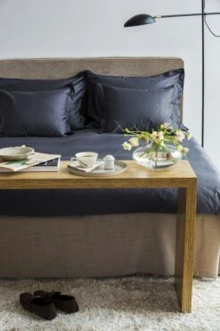 Mille Notti Satina Kissenbezug Dunkelgrau, 60x63 Cm -Mille Notti mille notti satina kissenbezug 50x60cm dunkelgrau 1