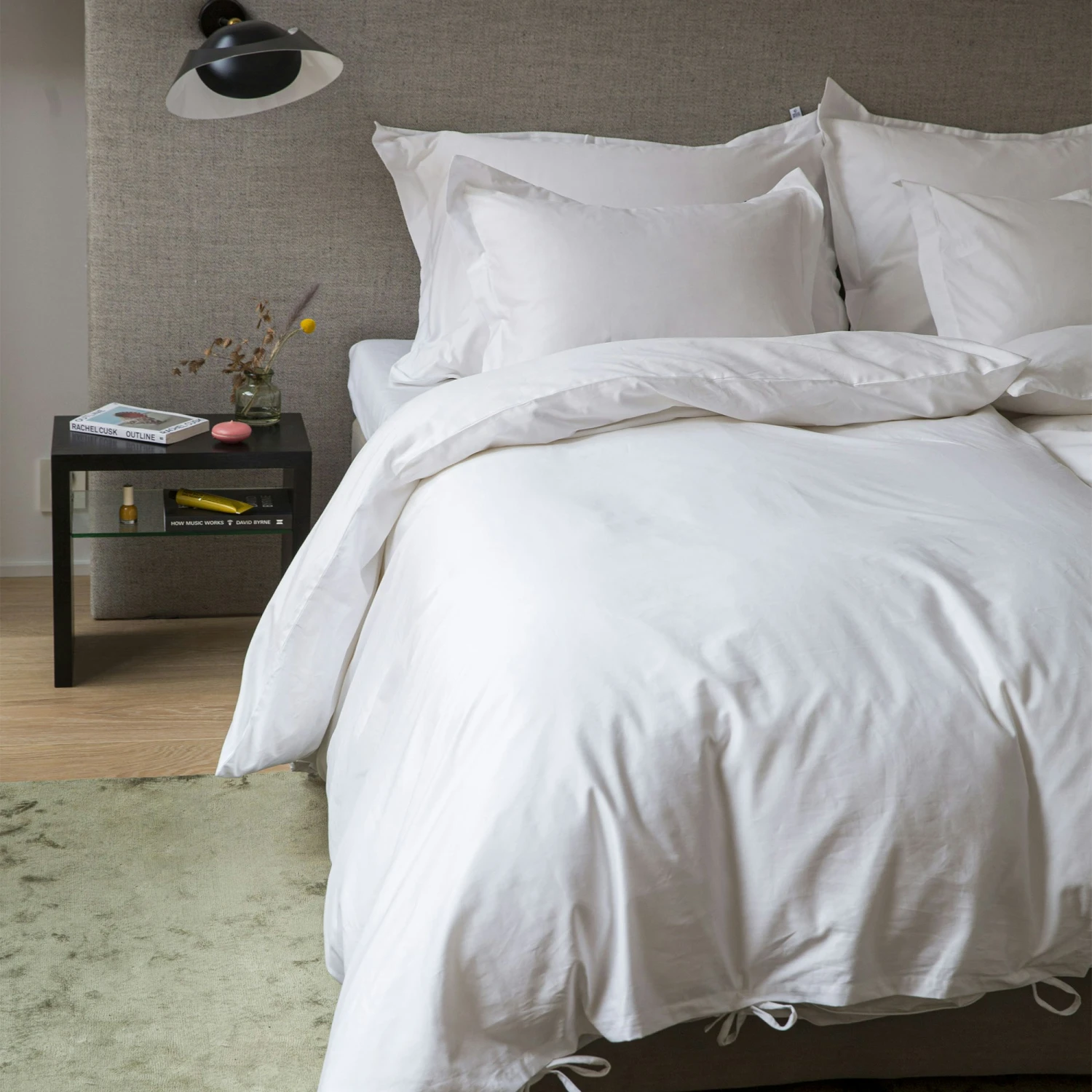 Mille Notti Satina Kissenbezug Öko Weiß, 50x60 Cm 4 Mille Notti Satina Kissenbezug Öko Weiß, 50x60 Cm – Bild 2