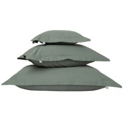 Mille Notti Satina Kissenbezug Grün, 60x80 Cm -Mille Notti mille notti satina orngott 50x60 1