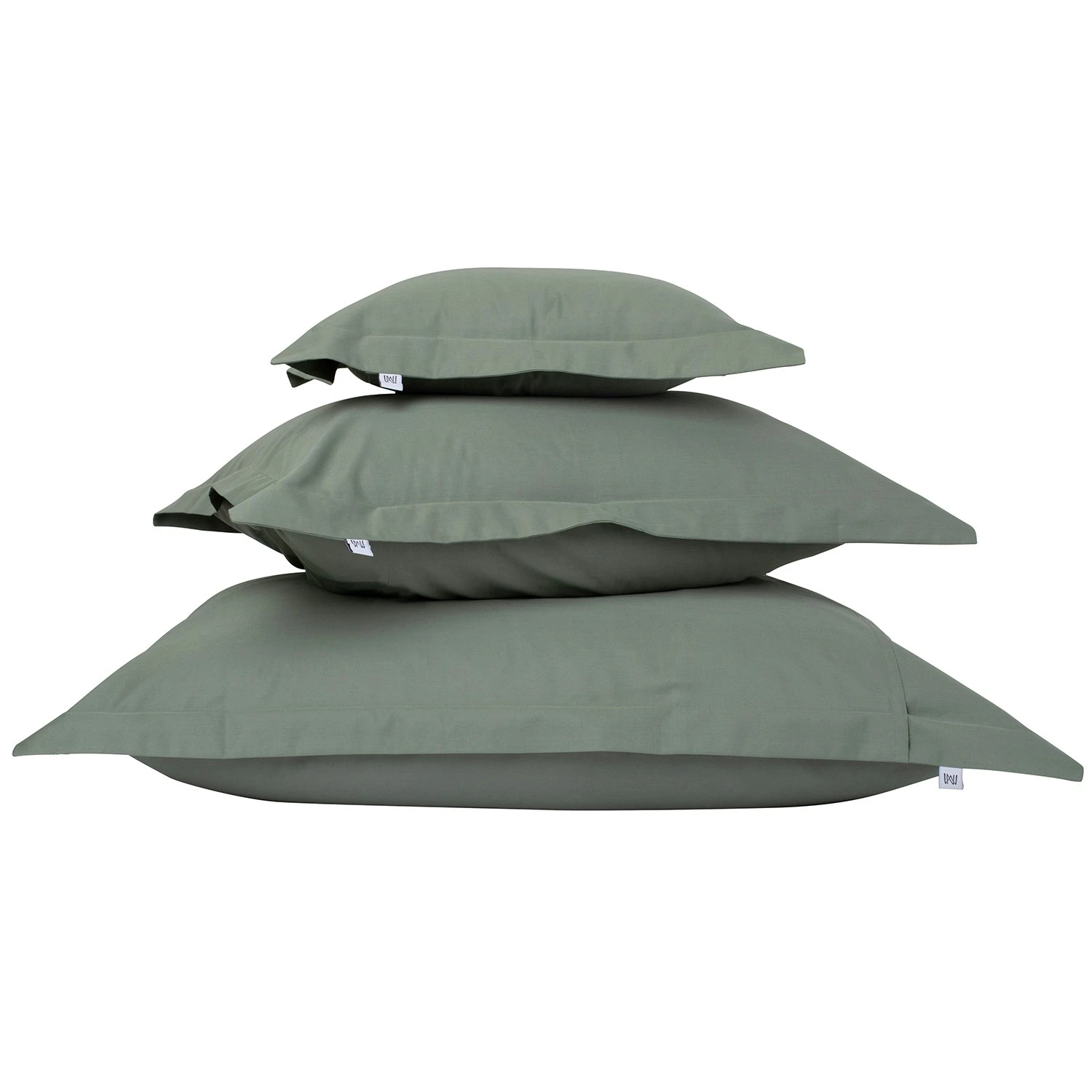 Mille Notti Satina Kissenbezug Grün, 50x70 Cm 4 Mille Notti Satina Kissenbezug Grün, 50x70 Cm – Bild 2