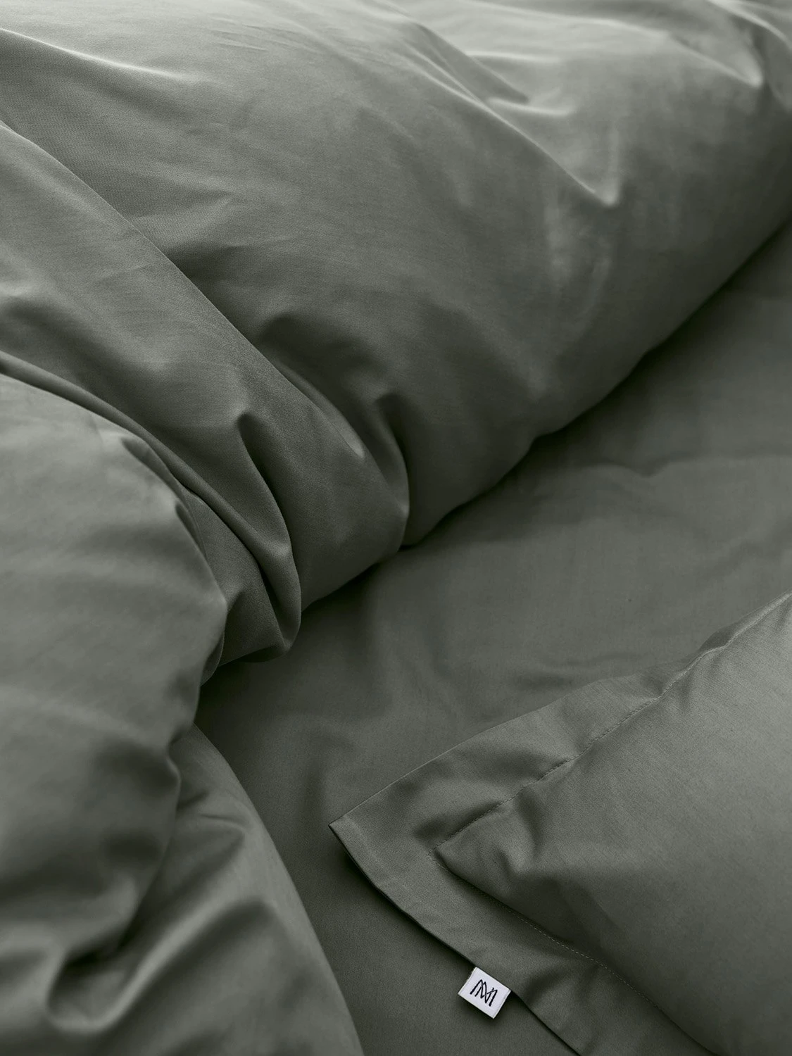 Mille Notti Satina Bettbezug Grün, 150x210 Cm 4 Mille Notti Satina Bettbezug Grün, 150x210 Cm – Bild 2