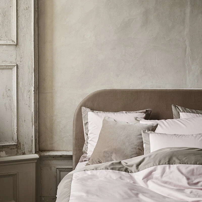 Mille Notti Sobrio Kissenbezug Hell-Pink / Nougat, 50x60 Cm 4 Mille Notti Sobrio Kissenbezug Hell-Pink / Nougat, 50x60 Cm – Bild 2