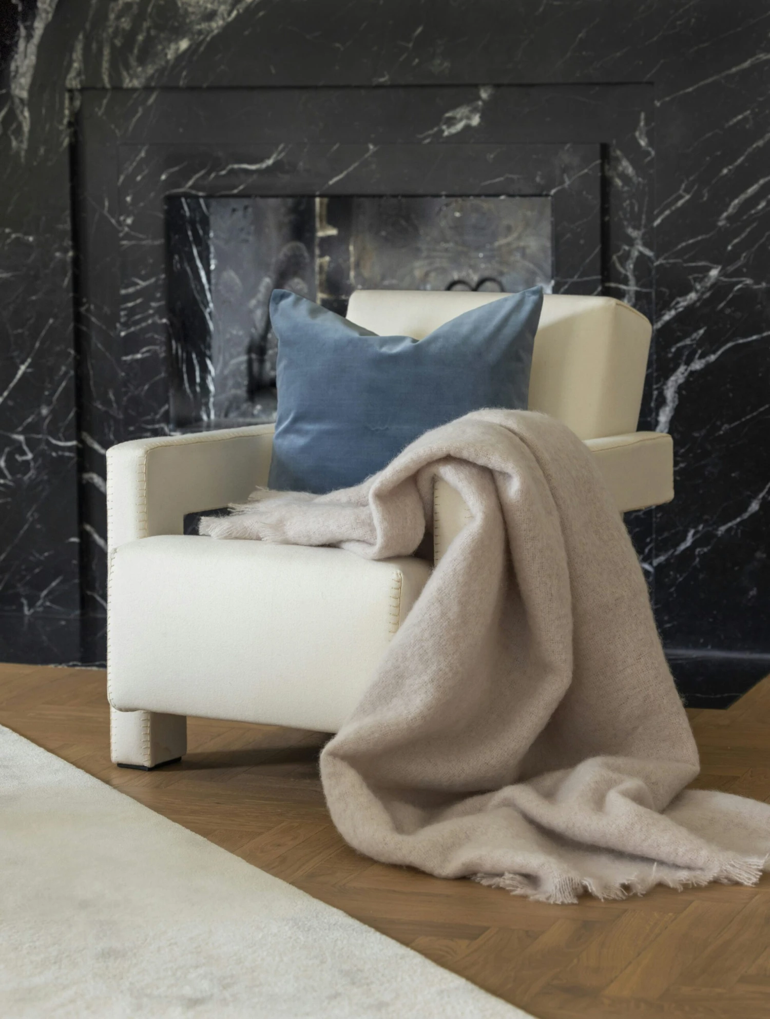 Mille Notti Verona Kissenbezug 50x50 Cm, Hellblau 7 Mille Notti Verona Kissenbezug 50x50 Cm, Hellblau – Bild 6